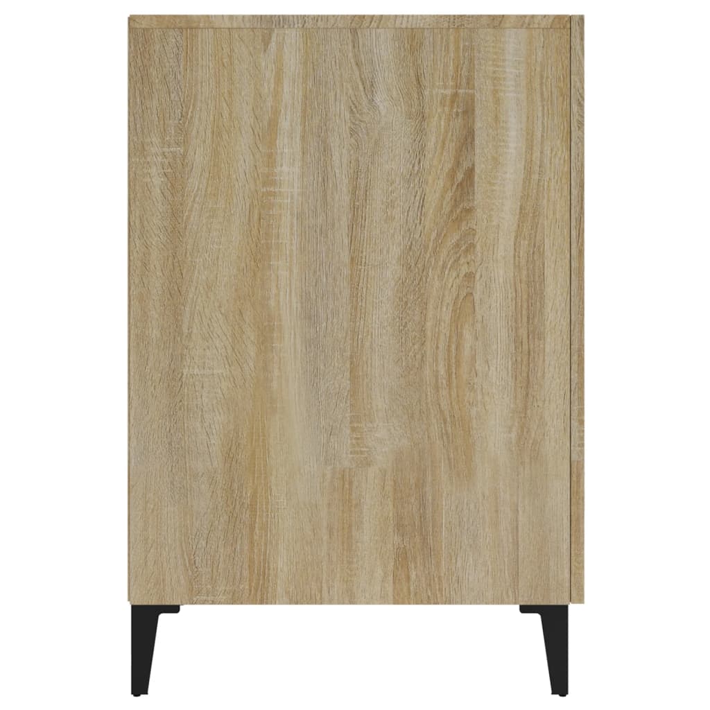 vidaXL Biurko, dąb sonoma, 140x50x75 cm, materiał drewnopochodny