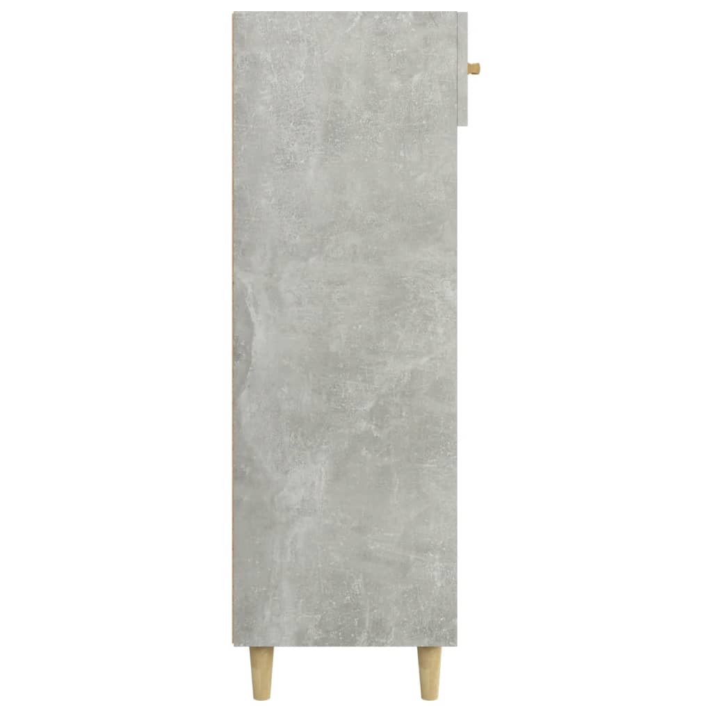 vidaXL Szafka na buty, szarość betonu, 60x35x105 cm