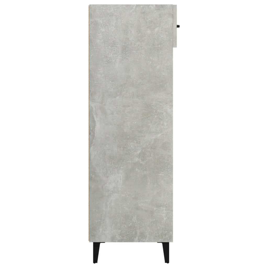vidaXL Szafka na buty, szarość betonu, 60x35x105 cm
