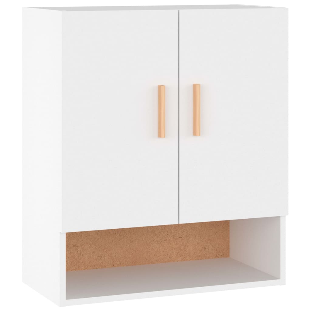 vidaXL Szafka wisząca, biała, 60x31x70 cm, materiał drewnopochodny