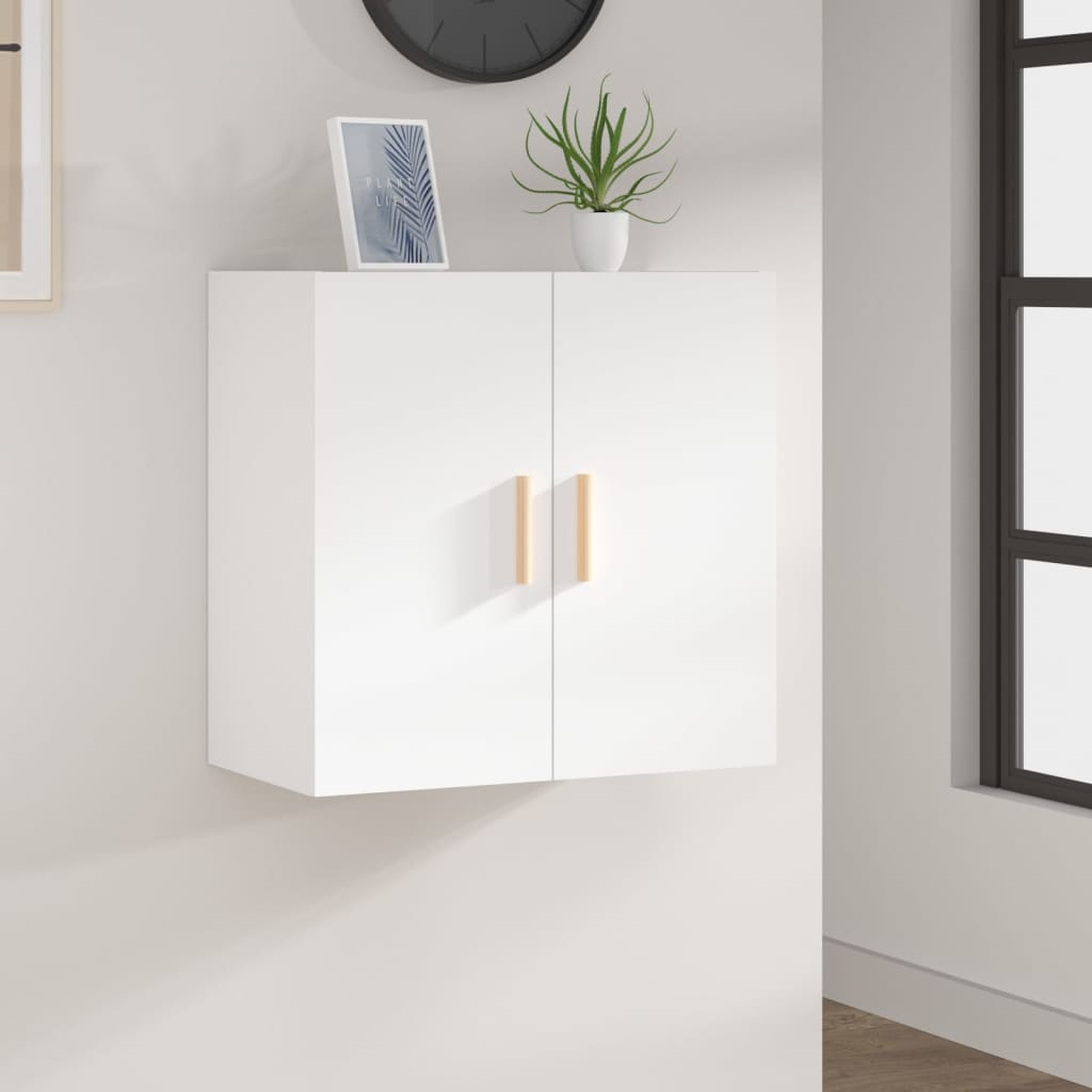 vidaXL Szafka wisząca, biała, 60x30x60 cm, materiał drewnopochodny