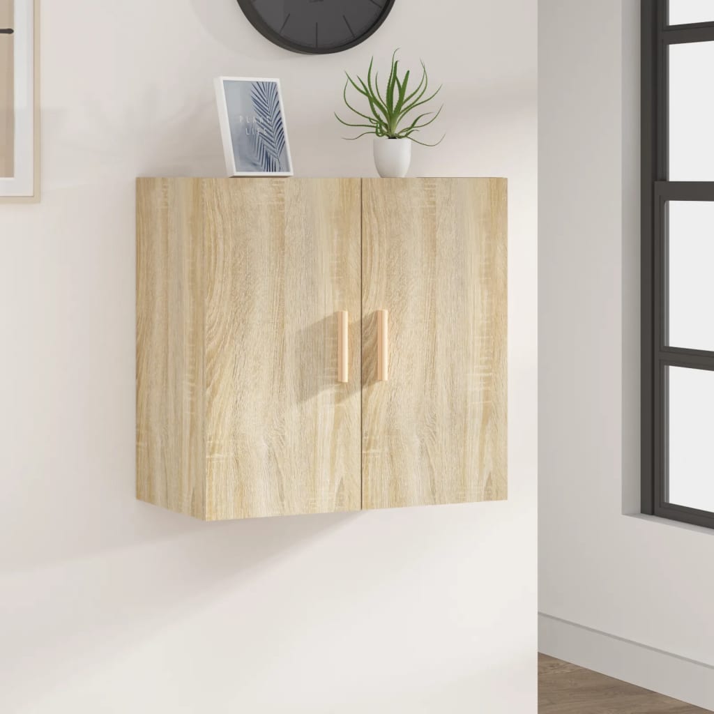vidaXL Szafka wisząca, dąb sonoma, 60x30x60cm, materiał drewnopochodny