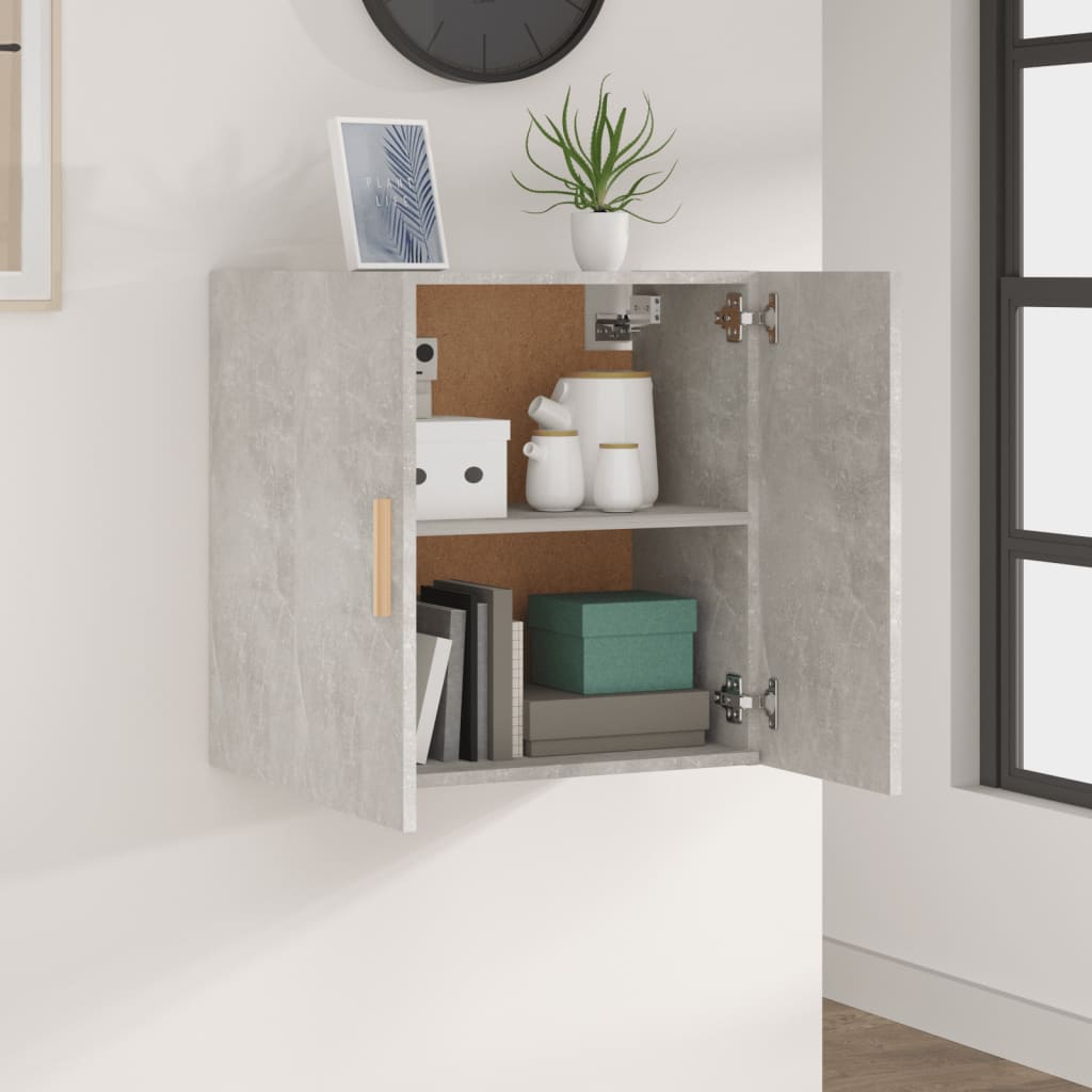 vidaXL Szafka wisząca, betonowa szarość, 60x30x60 cm