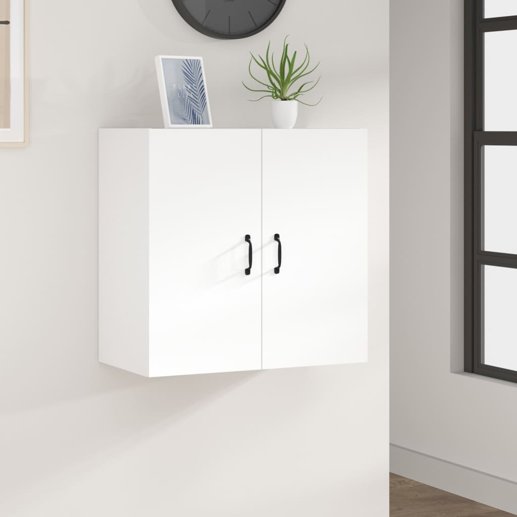 vidaXL Szafka wisząca, biała, 60x31x60 cm, materiał drewnopochodny