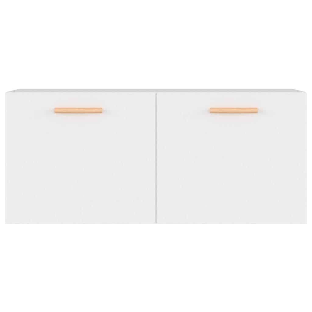 vidaXL Szafka wisząca, biała, 80x35x36,5 cm, materiał drewnopochodny