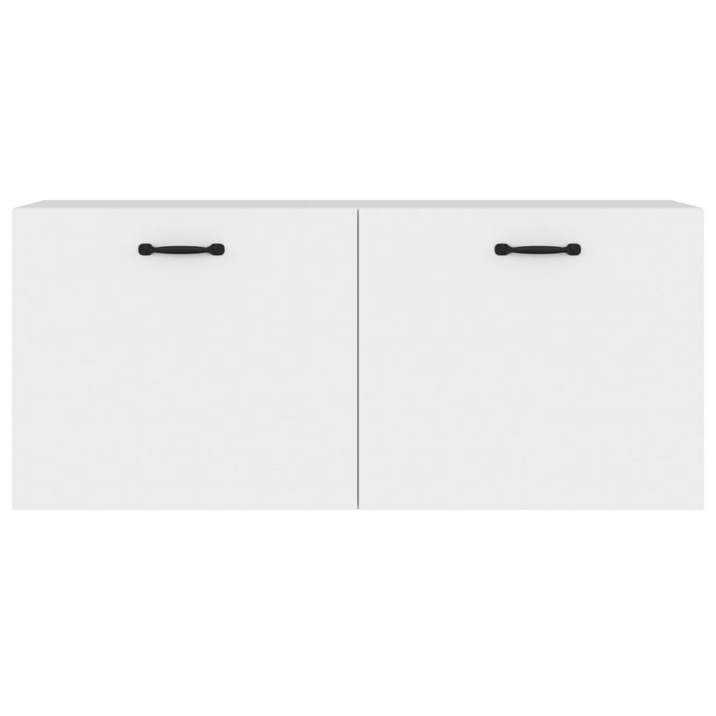 vidaXL Szafka wisząca, biała, 80x35x36,5 cm, materiał drewnopochodny