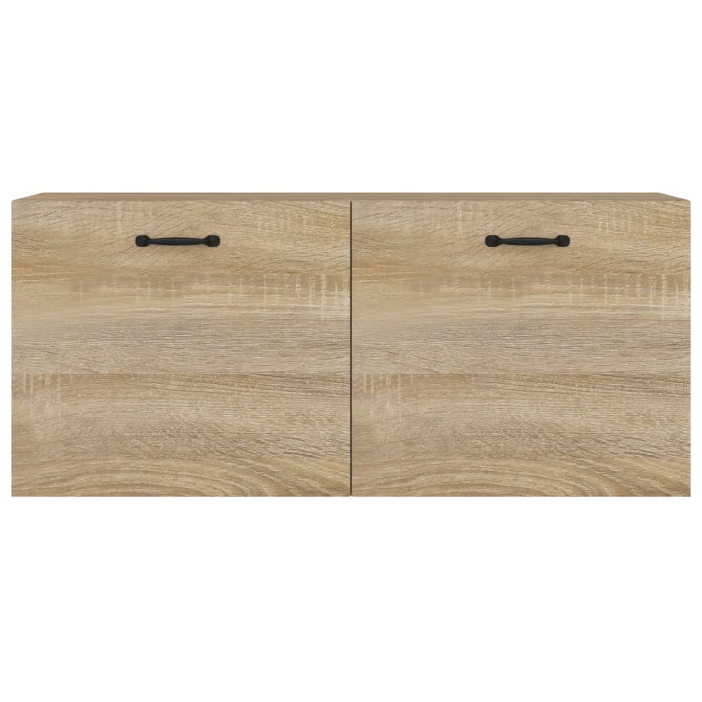 vidaXL Szafka wisząca, dąb sonoma, 80x35x36,5, materiał drewnopochodny