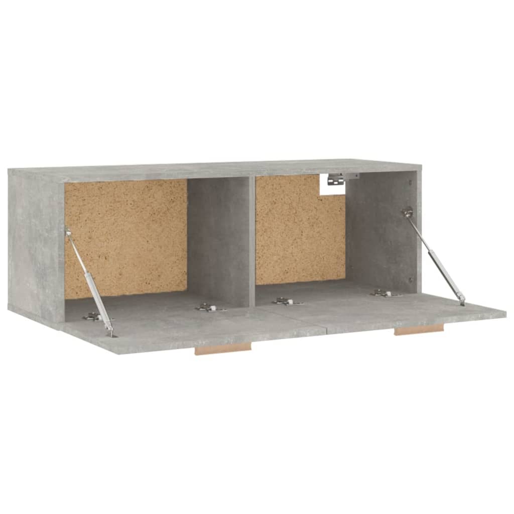 vidaXL Szafka wisząca, szarość betonu, 100x36,5x35 cm