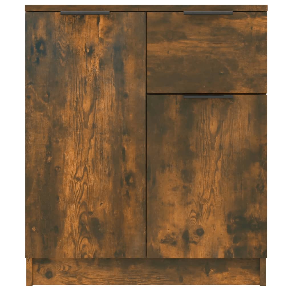 vidaXL Szafka, przydymiony dąb, 60x30x70 cm, materiał drewnopochodny