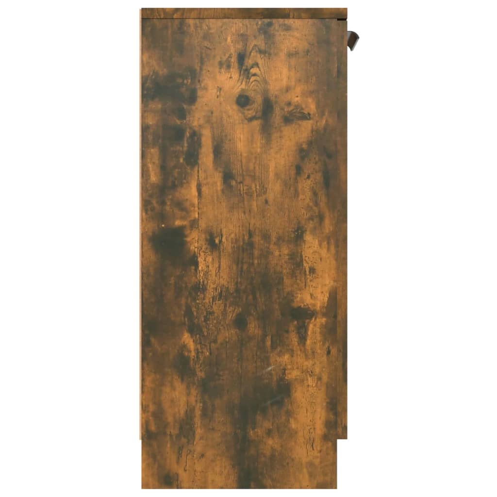 vidaXL Szafka, przydymiony dąb, 60x30x70 cm, materiał drewnopochodny