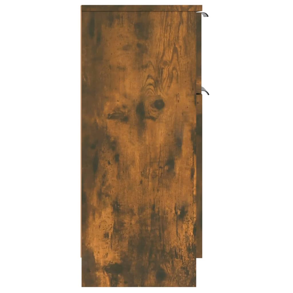 vidaXL Szafki, 2 szt., przydymiony dąb, 30x30x70 cm