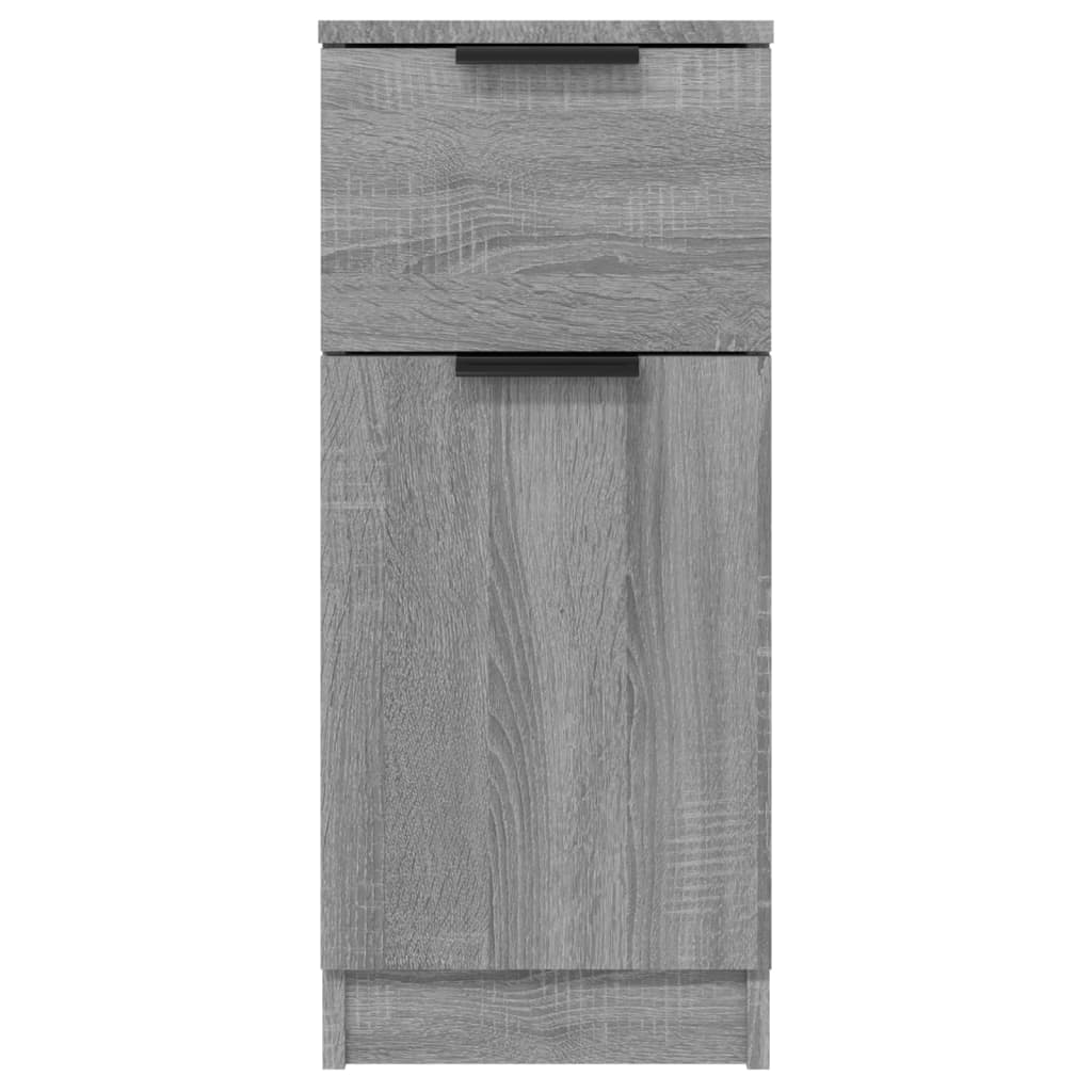 vidaXL Szafka, szary dąb sonoma, 30x30x70 cm, materiał drewnopochodny
