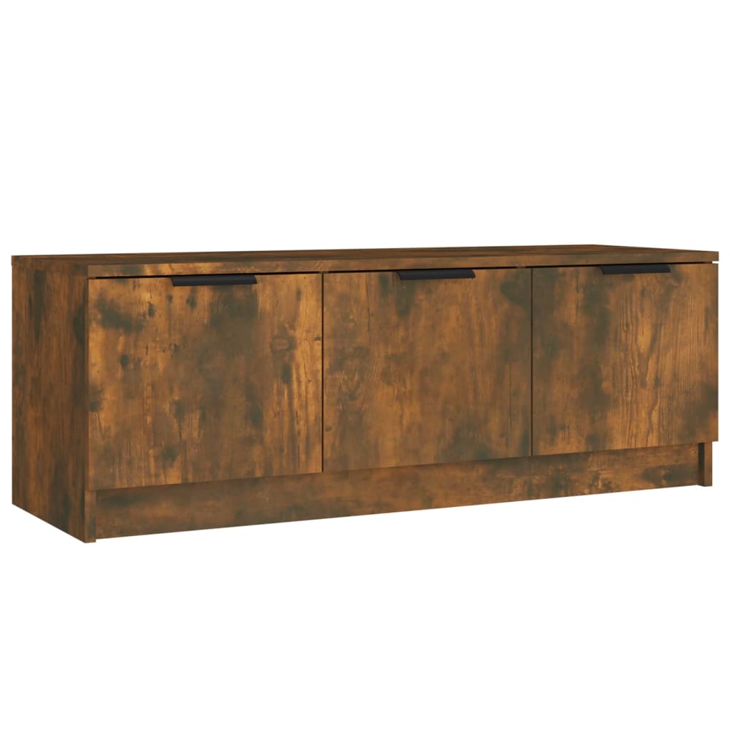 vidaXL Szafka pod TV, przydymiony dąb, 197x35x52 cm
