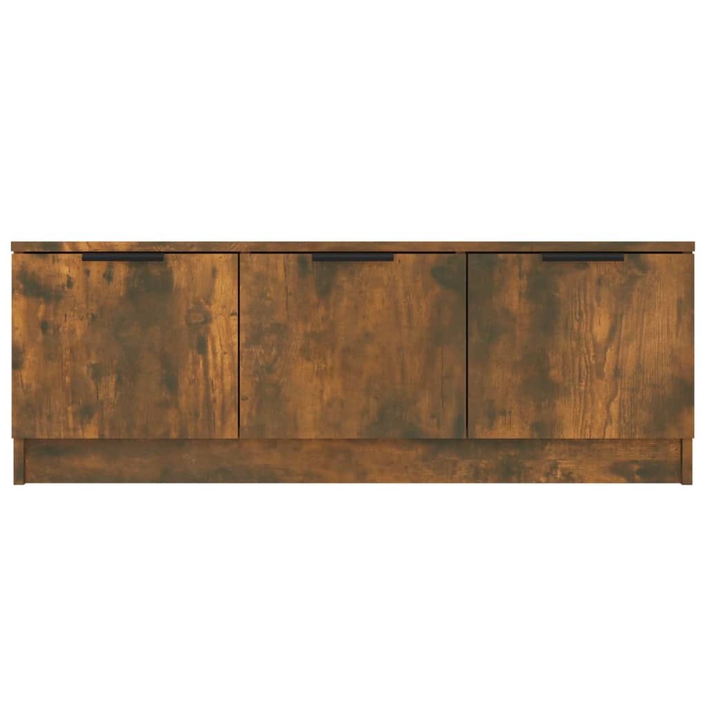 vidaXL Szafka pod TV, przydymiony dąb, 197x35x52 cm