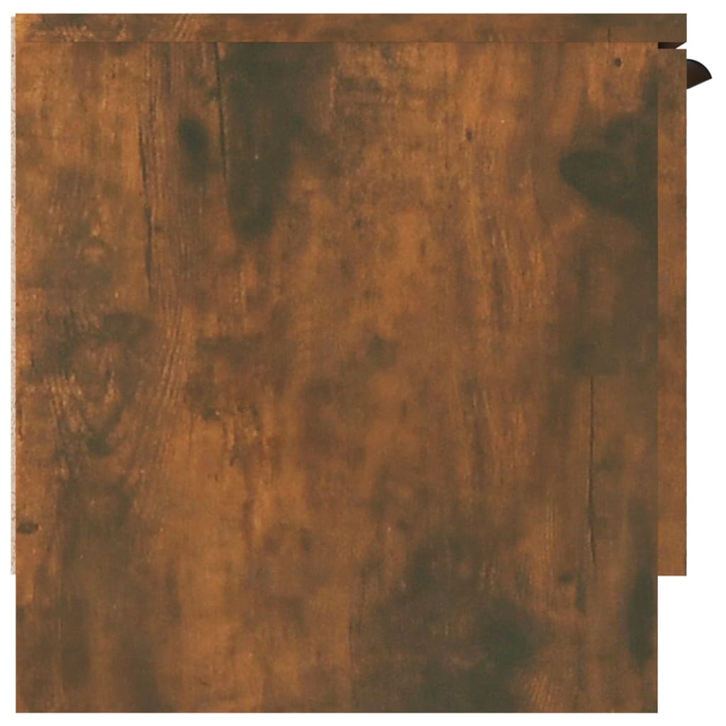vidaXL Szafka pod TV, przydymiony dąb, 197x35x52 cm