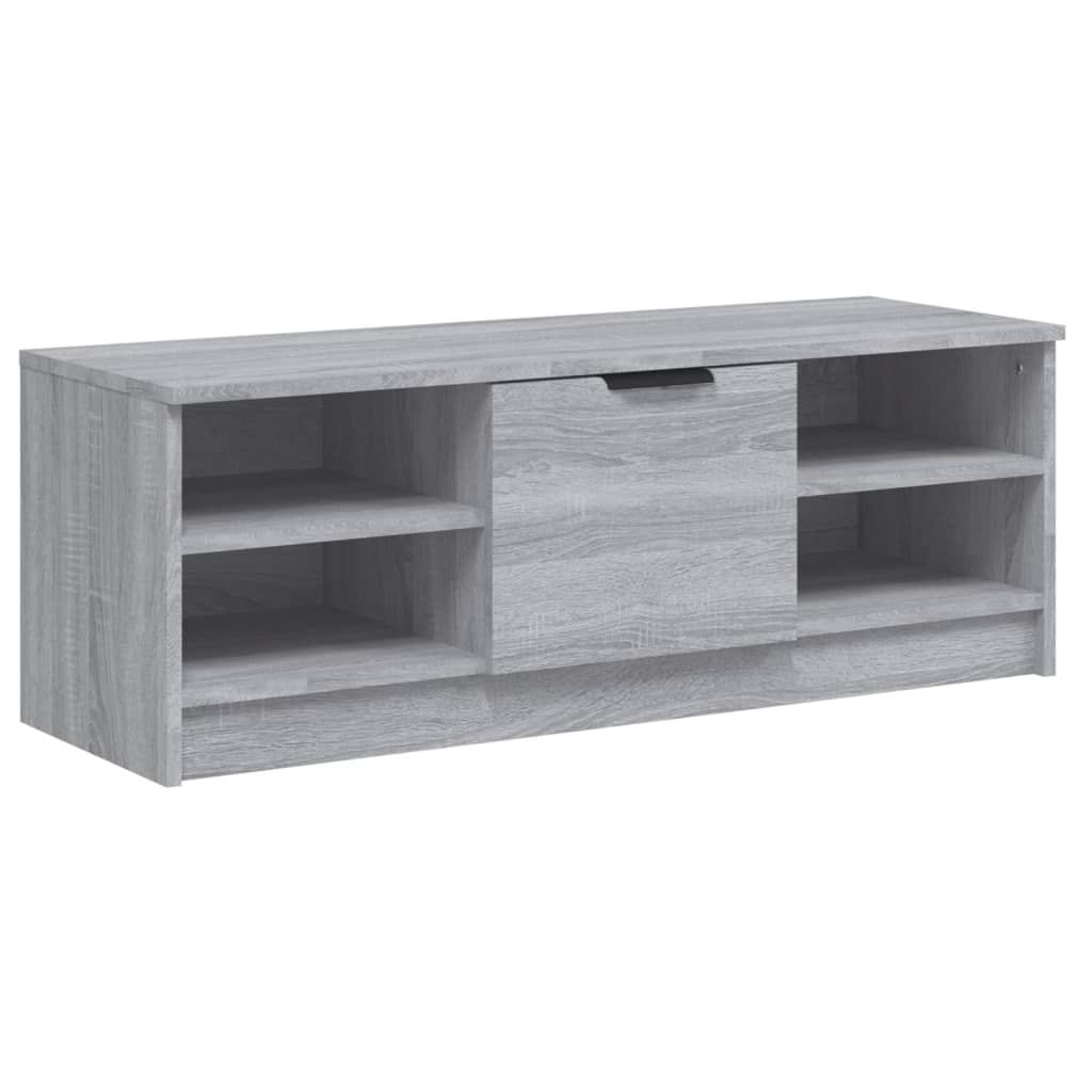vidaXL Szafka pod telewizor, szary dąb sonoma, 102x35,5x36,5 cm