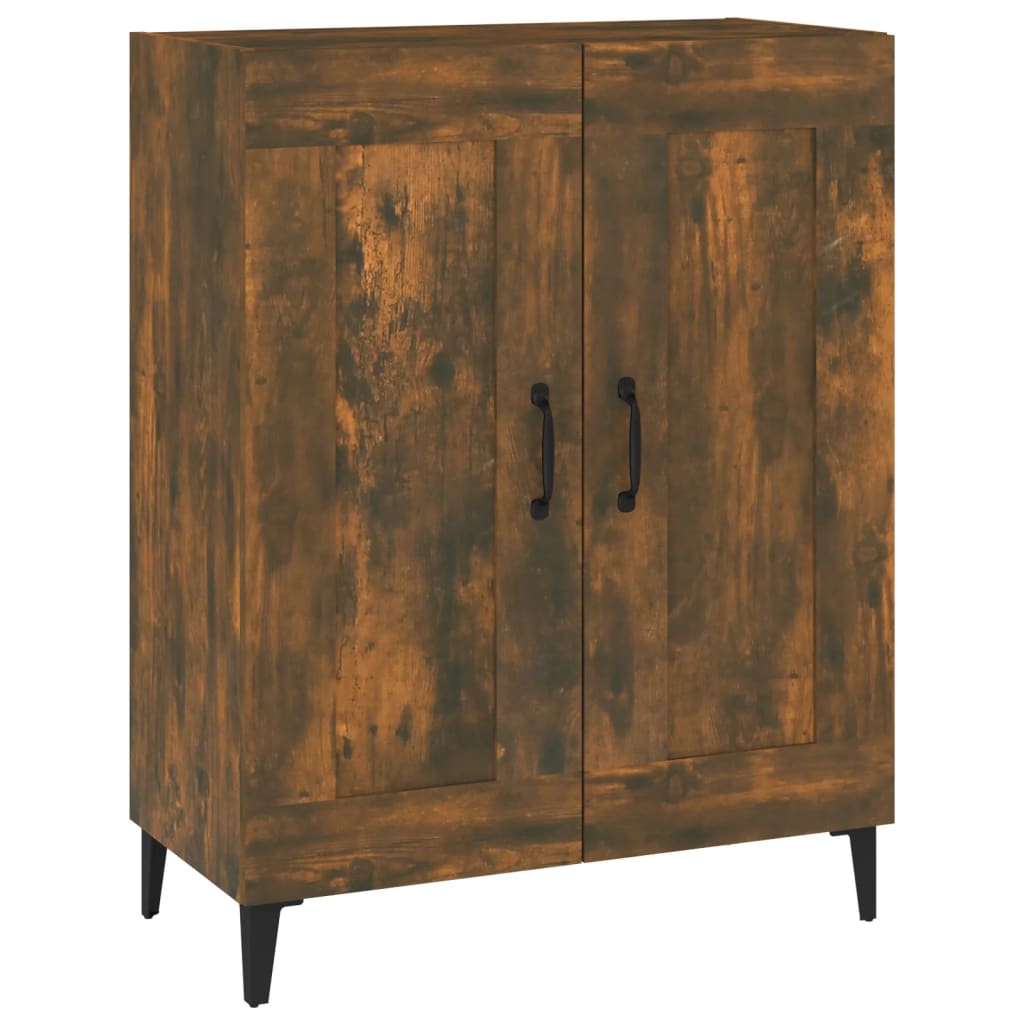 vidaXL Szafka, przydymiony dąb, 69,5x34x90 cm, materiał drewnopochodny