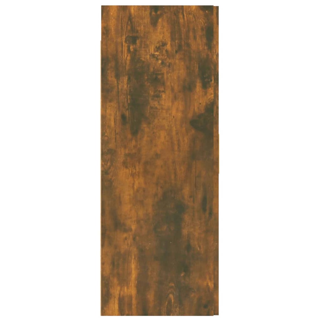 vidaXL Szafka wisząca, przydymiony dąb, 69,5x34x90 cm
