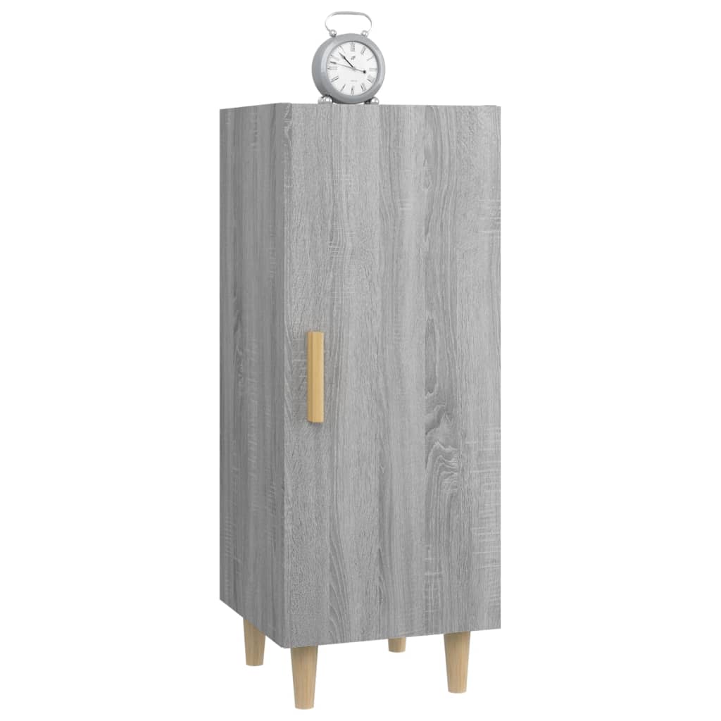 vidaXL Szafka, szary dąb sonoma, 34,5x34x90 cm materiał drewnopochodny