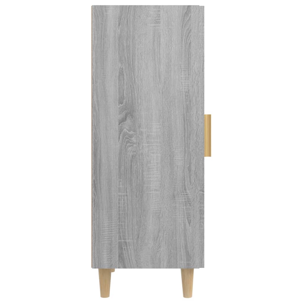 vidaXL Szafka, szary dąb sonoma, 34,5x34x90 cm materiał drewnopochodny