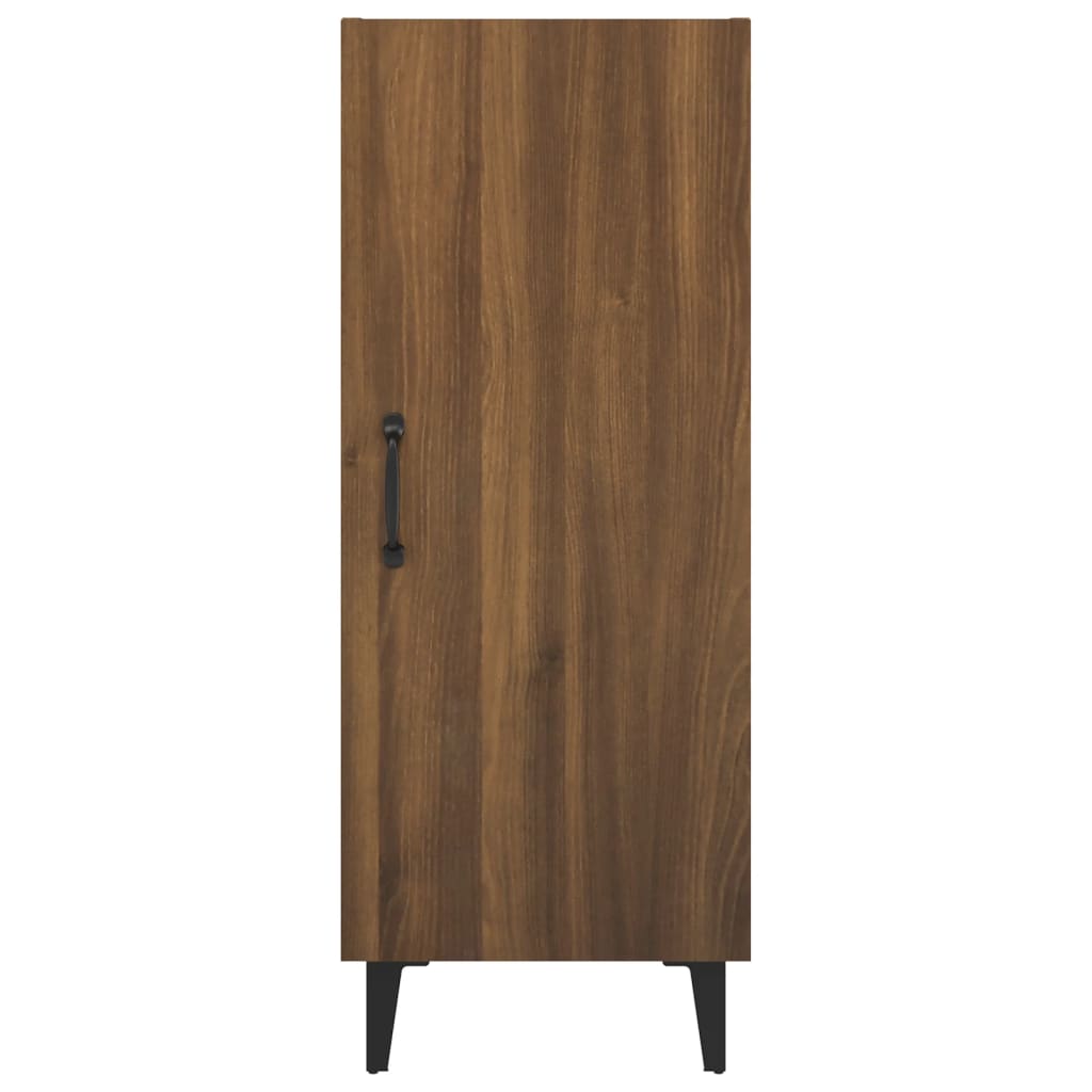 vidaXL Szafka, brązowy dąb, 34,5x34x90 cm, materiał drewnopochodny
