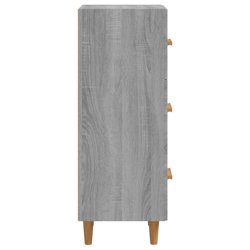vidaXL Szafka, szary dąb sonoma, 34,5x34x90 cm materiał drewnopochodny
