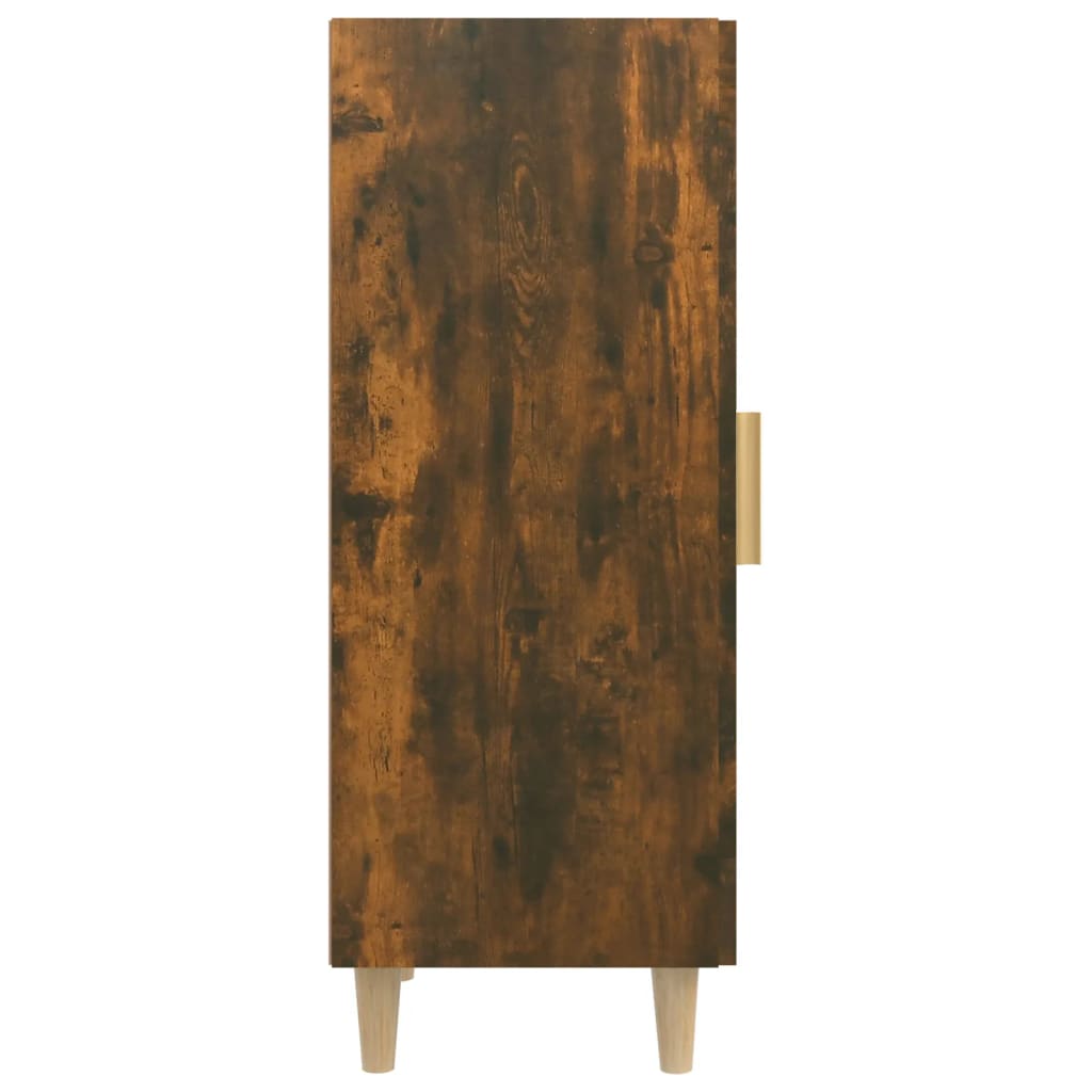 vidaXL Szafka, przydymiony dąb, 34,5x34x90 cm, materiał drewnopochodny