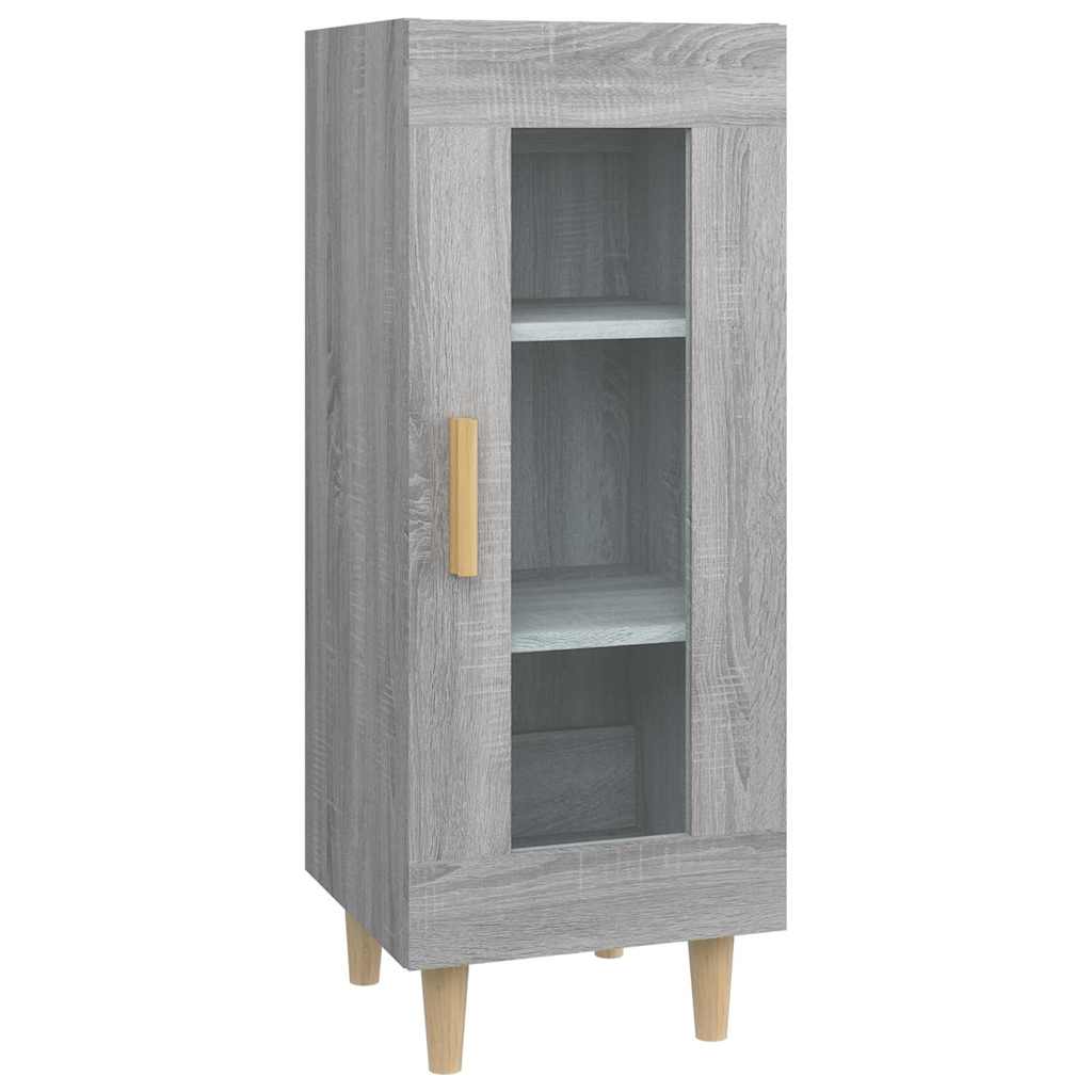 vidaXL Szafka, szary dąb sonoma, 34,5x34x90 cm materiał drewnopochodny