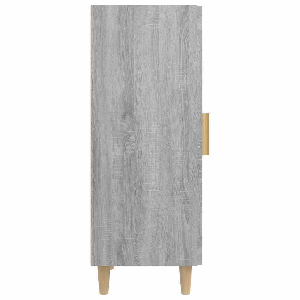 vidaXL Szafka, szary dąb sonoma, 34,5x34x90 cm materiał drewnopochodny