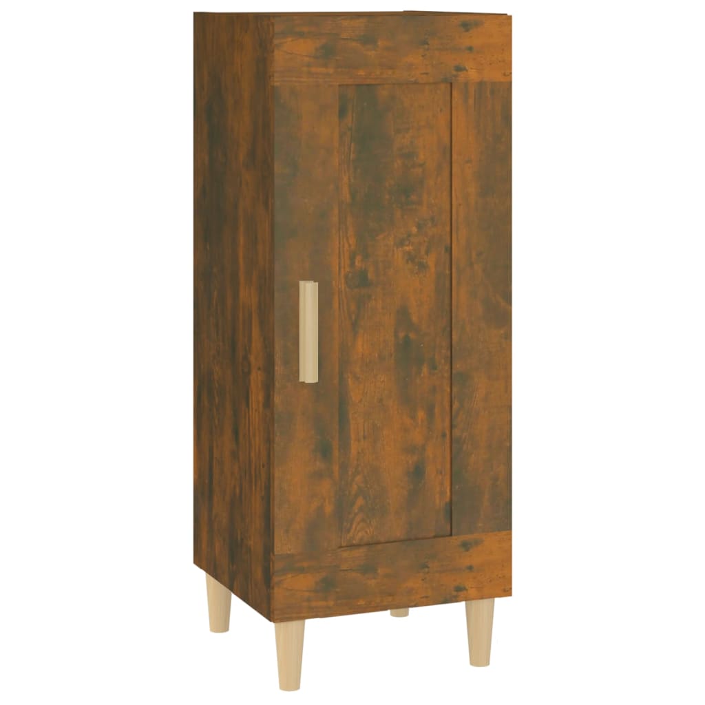 vidaXL Szafka, przydymiony dąb, 34,5x34x90 cm, materiał drewnopochodny