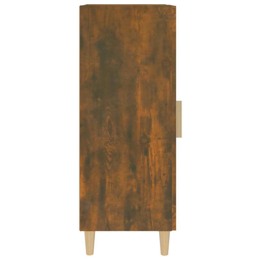 vidaXL Szafka, przydymiony dąb, 34,5x34x90 cm, materiał drewnopochodny