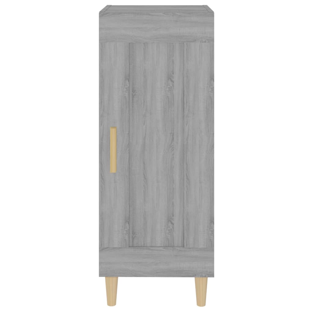 vidaXL Szafka, szary dąb sonoma, 34,5x34x90 cm materiał drewnopochodny