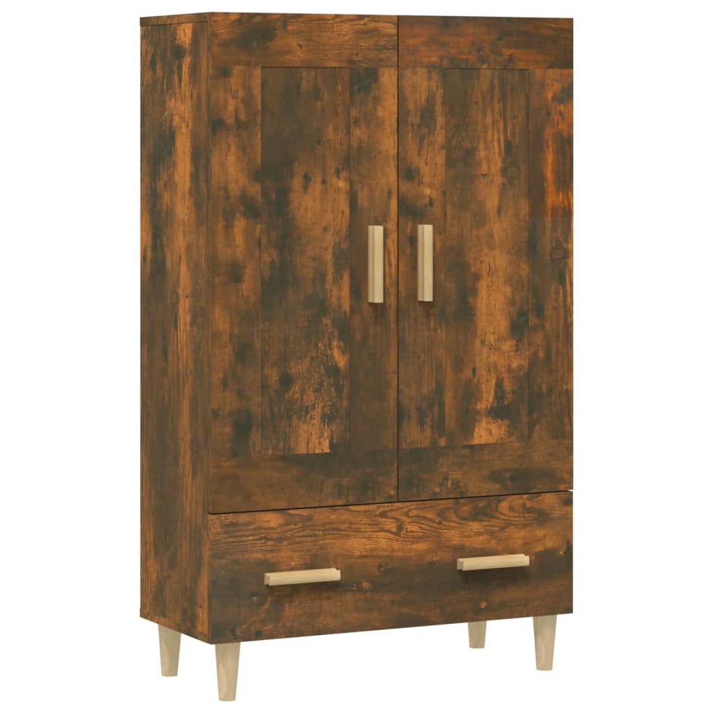 vidaXL Szafka, przydymiony dąb, 70x31x115 cm, materiał drewnopochodny