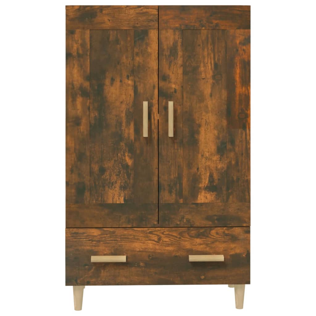 vidaXL Szafka, przydymiony dąb, 70x31x115 cm, materiał drewnopochodny