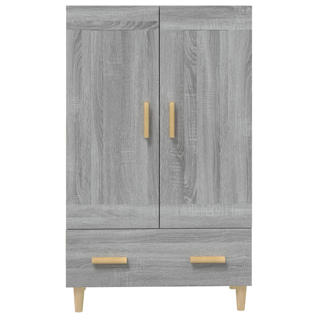 vidaXL Szafka, szary dąb sonoma, 70x31x115 cm, materiał drewnopochodny