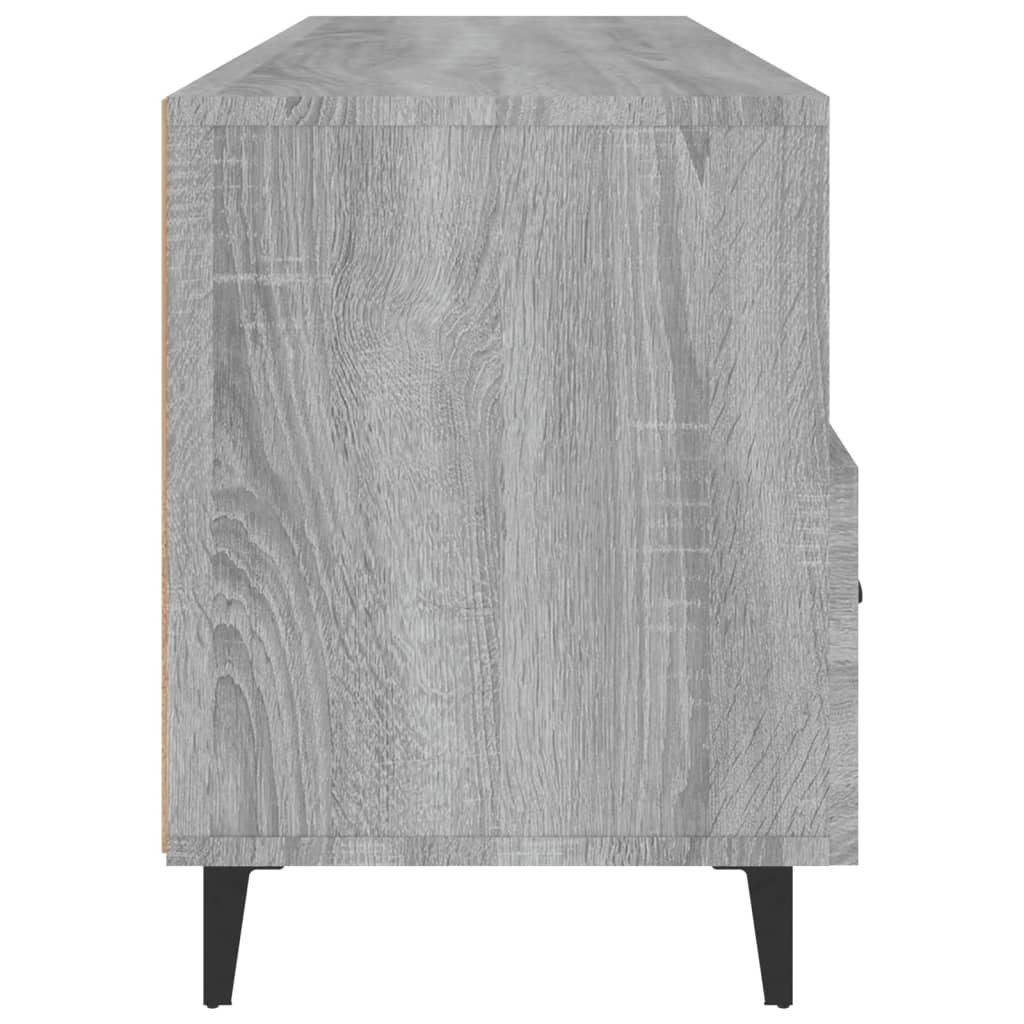 vidaXL Szafka pod telewizor, szary dąb sonoma, 102x35x50 cm