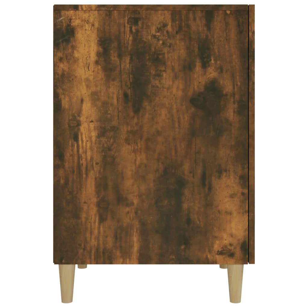 vidaXL Biurko, przydymiony dąb, 140x50x75 cm, materiał drewnopochodny