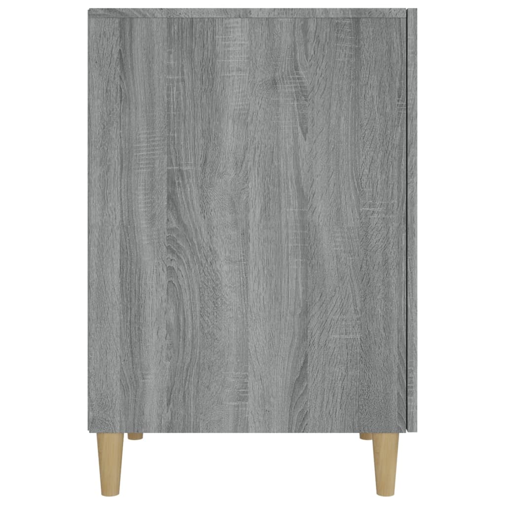 vidaXL Biurko, szary dąb sonoma, 140x50x75 cm, materiał drewnopochodny