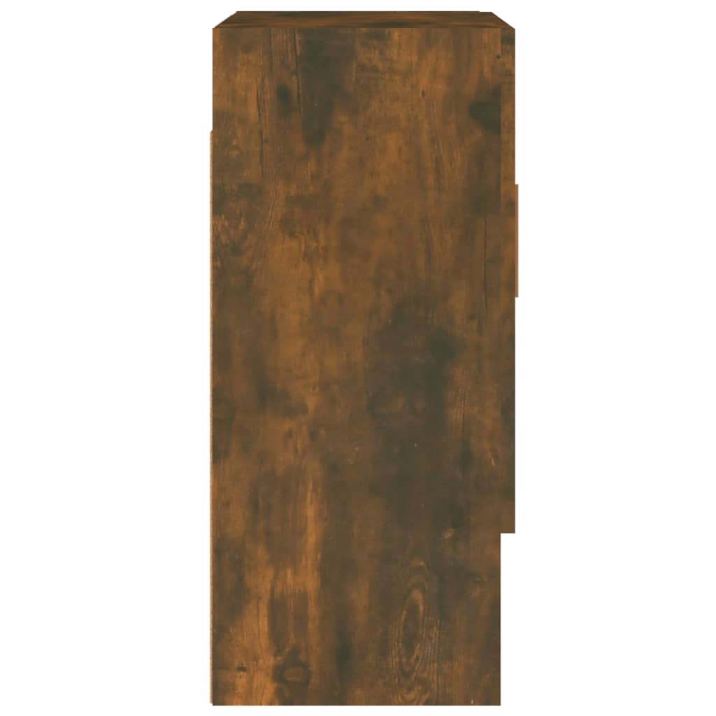 vidaXL Szafka ścienna, przydymiony dąb, 60x31x70 cm
