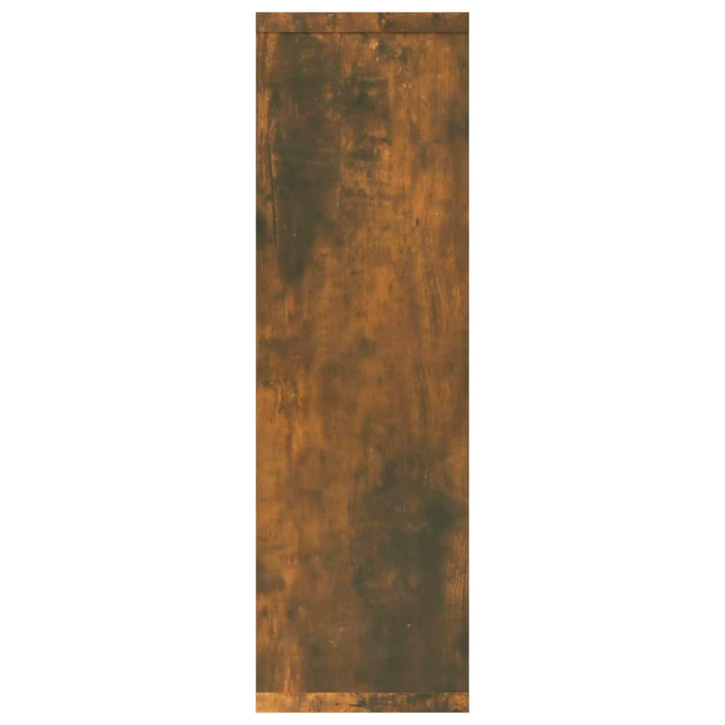 vidaXL Półka ścienna, przydymiony dąb, 85x16x52,5 cm