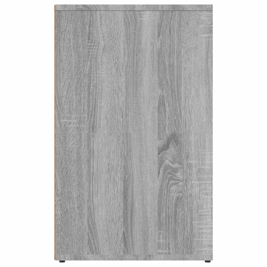 vidaXL Szafka, szary dąb sonoma, 80x40x65 cm, materiał drewnopochodny