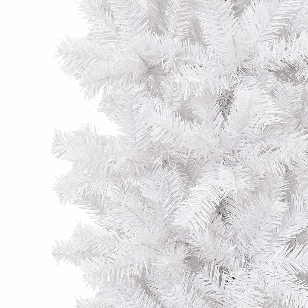 vidaXL Łuk świąteczny z girlandą, biały, 240 cm