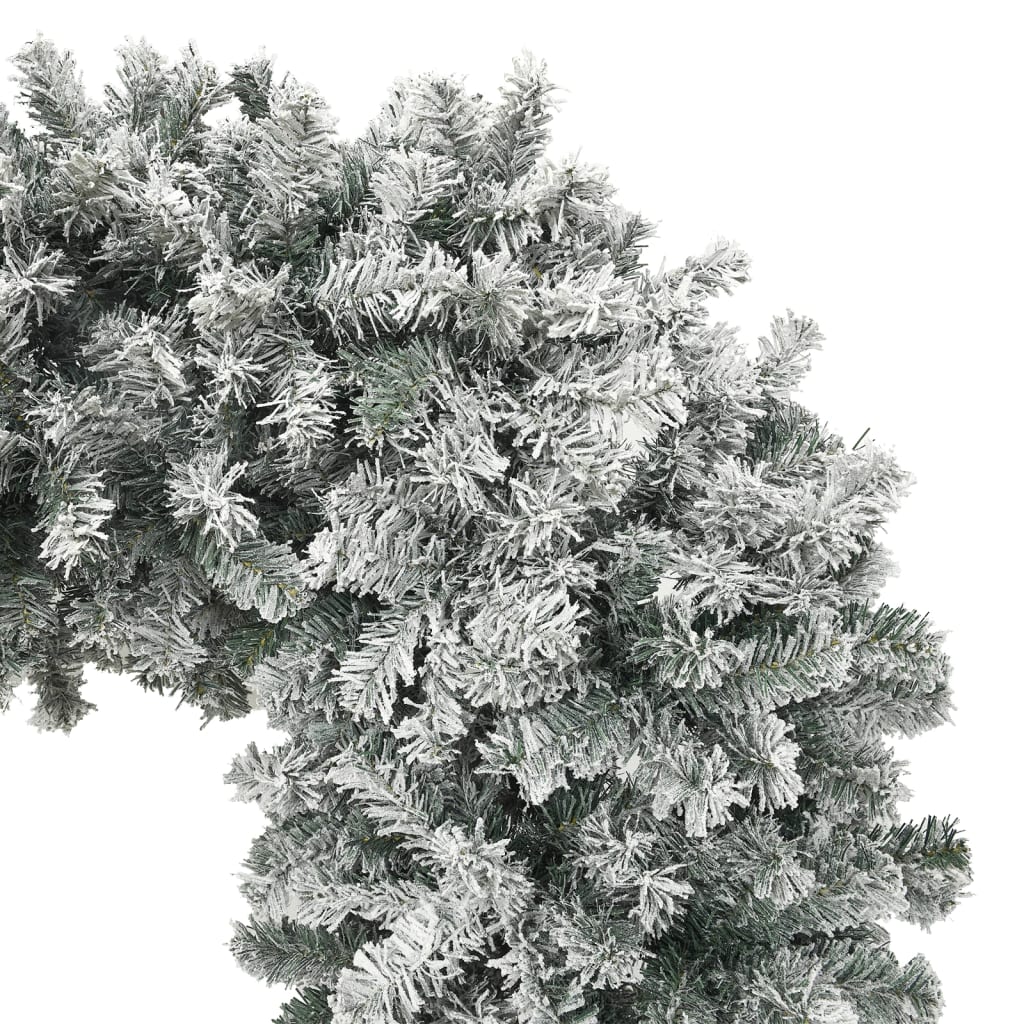 vidaXL Girlanda świąteczna flokowana sztucznym śniegiem, 240 cm