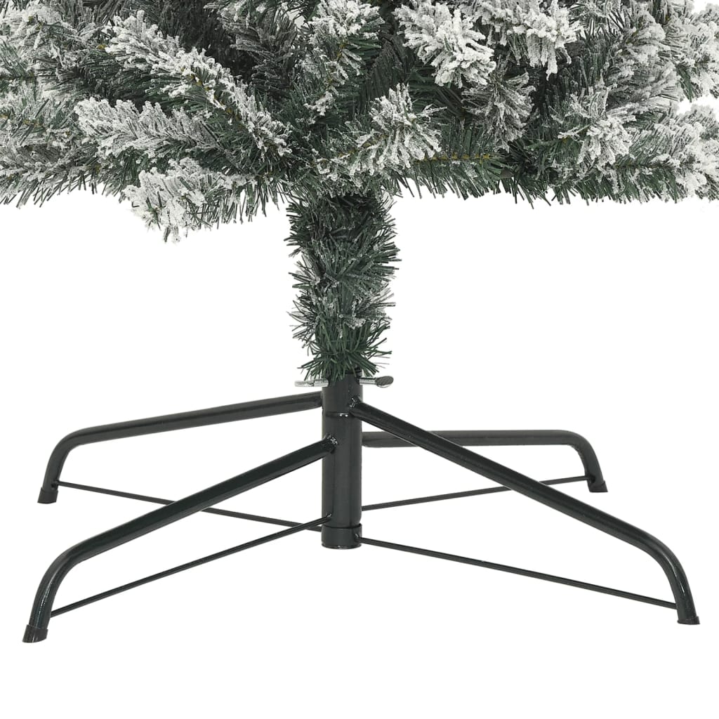 vidaXL Girlanda świąteczna flokowana sztucznym śniegiem, 240 cm