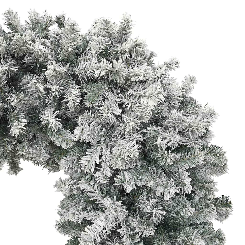 vidaXL Girlanda świąteczna flokowana sztucznym śniegiem, 270 cm