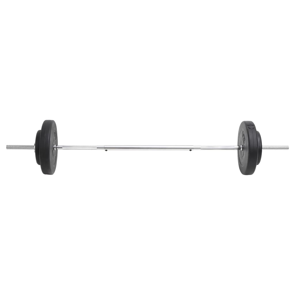 vidaXL Sztanga z zestawem obciążeń, 30 kg