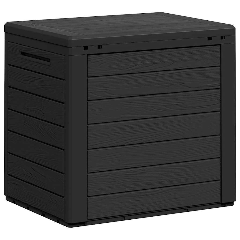 vidaXL Skrzynia ogrodowa, antracytowa, 58,5x46x55 cm, polipropylen