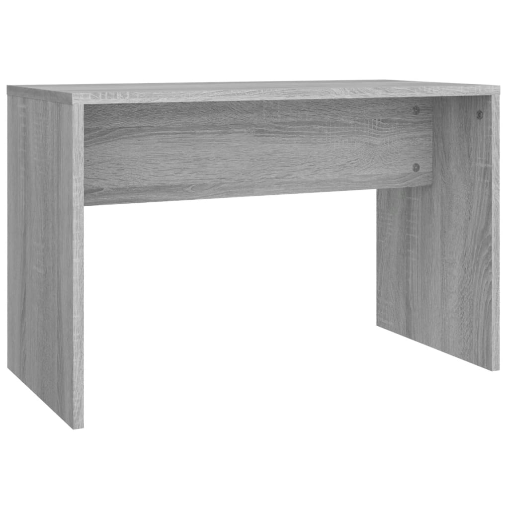 vidaXL Zestaw z toaletką i oświetleniem LED, szary dąb sonoma