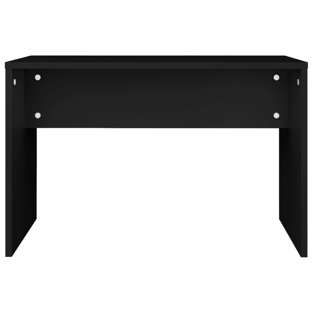 vidaXL Toaletka, czarna, 74,5x40x141 cm