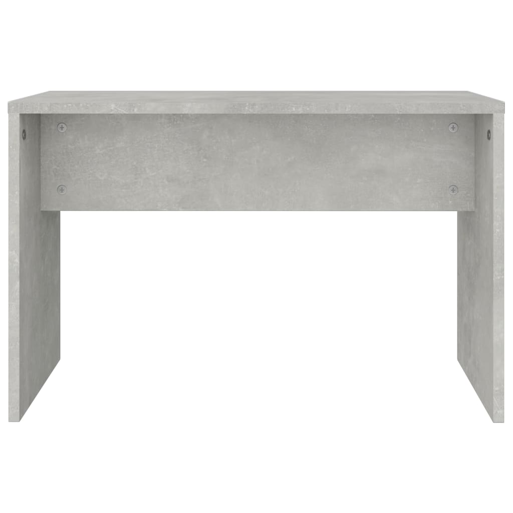 vidaXL Zestaw z toaletką, szarość betonu, 86,5 x 35 x 136 cm